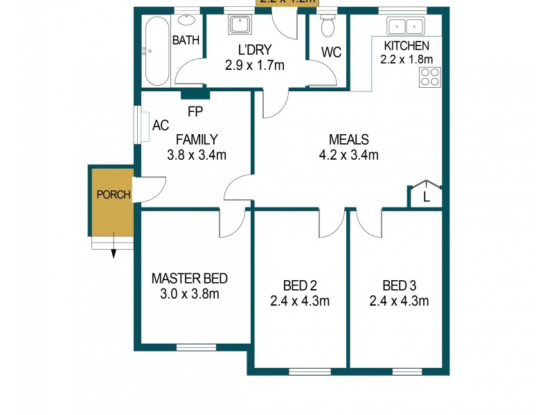 11 Northampton Crescent, Elizabeth East SA 5112 Floorplan