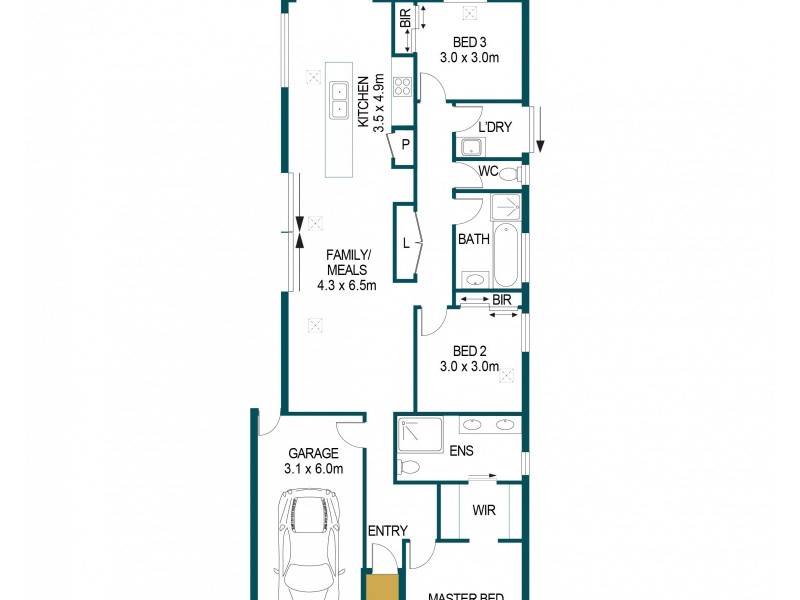 30A Malbanda Avenue, Para Vista SA 5093 Floorplan