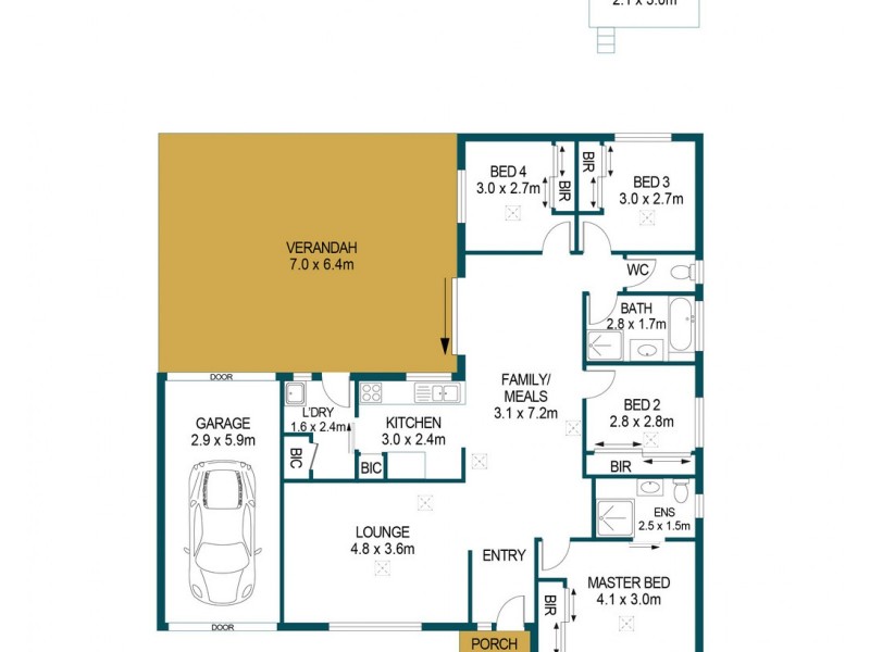 53 General Drive, Paralowie SA 5108 Floorplan