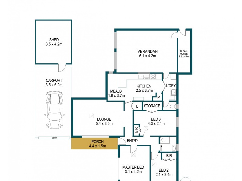 6 Treves Street, Elizabeth Vale SA 5112 Floorplan