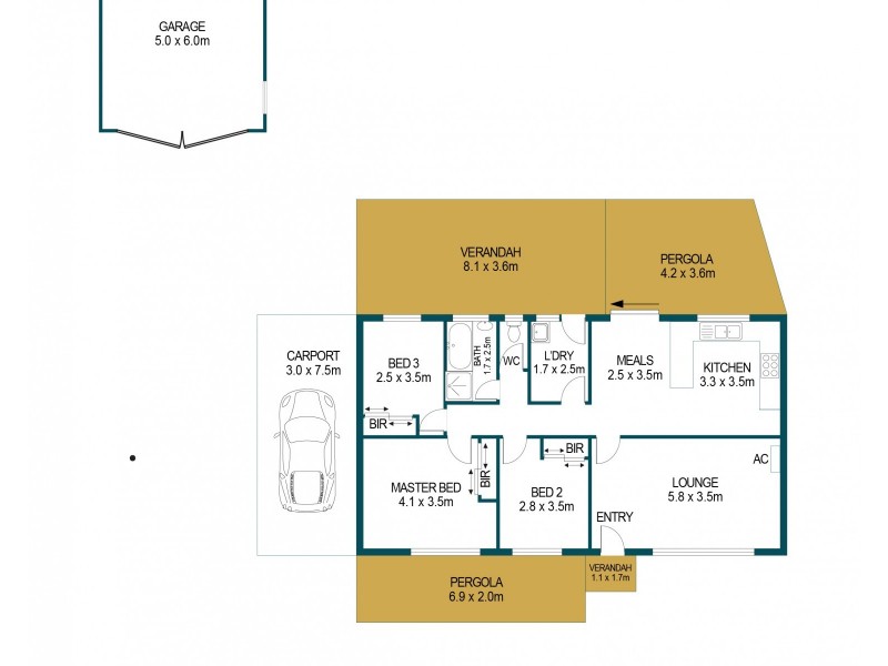 38 Fairbanks Drive, Paralowie SA 5108 Floorplan