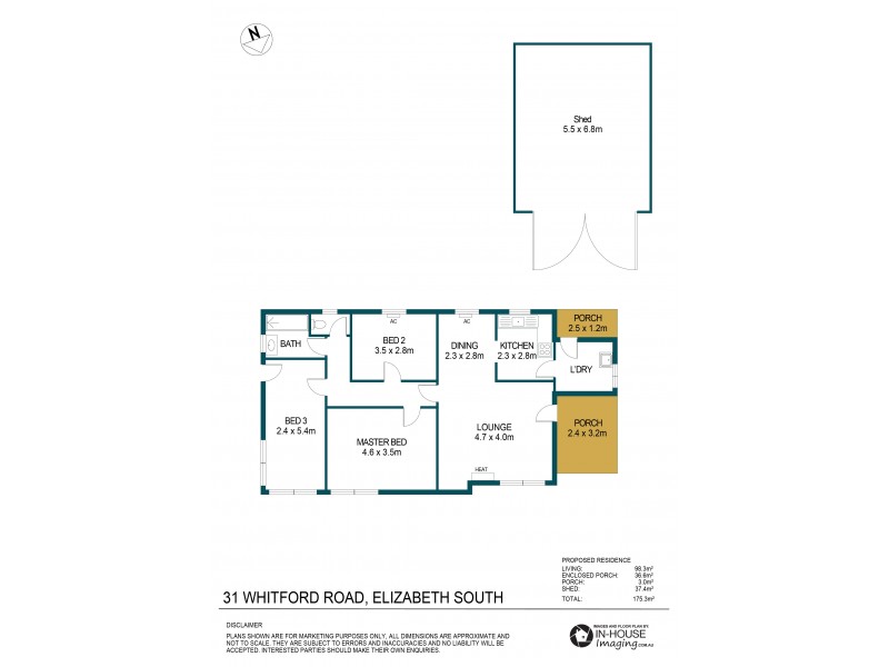 31 Whitford Road, Elizabeth South SA 5112 Floorplan