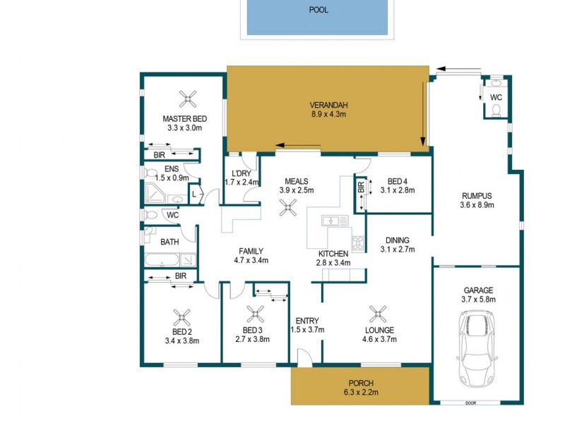 10 Forest Avenue, Paralowie SA 5108 Floorplan