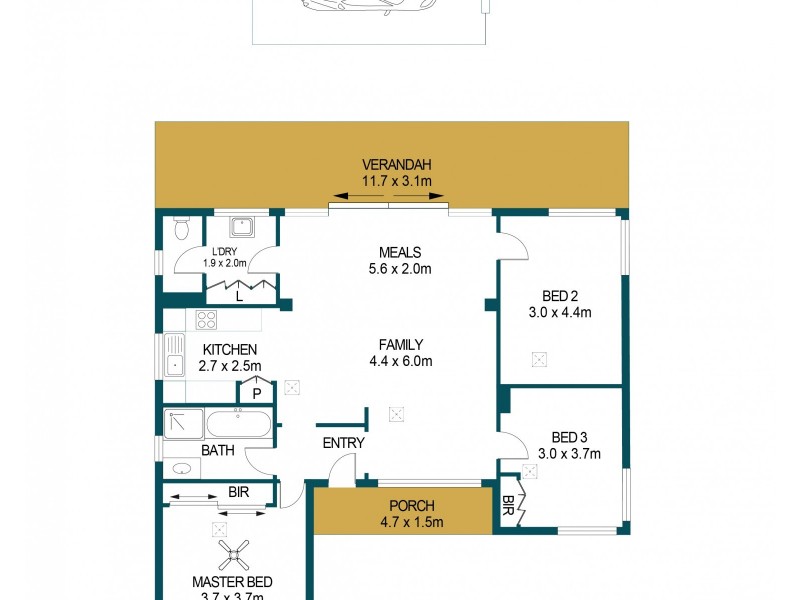 49 Warwick Street, Largs North SA 5016 Floorplan