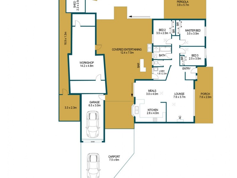 36 Justinian Street, Elizabeth Downs SA 5113 Floorplan