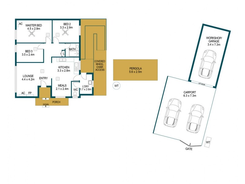 23 Bartlett Street, Elizabeth Downs SA 5113 Floorplan