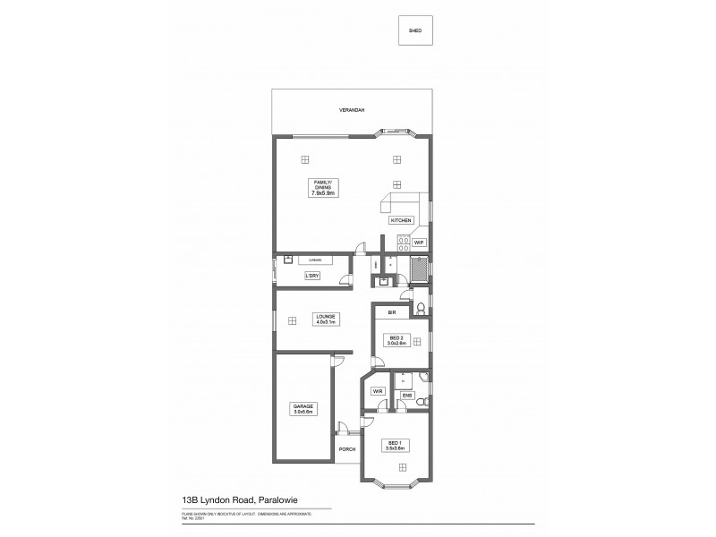 13B Lyndon Road, Paralowie SA 5108 Floorplan