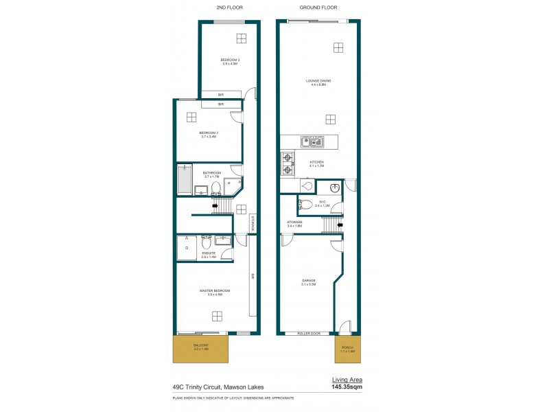 49C Trinity Circuit, Mawson Lakes SA 5095 Floorplan
