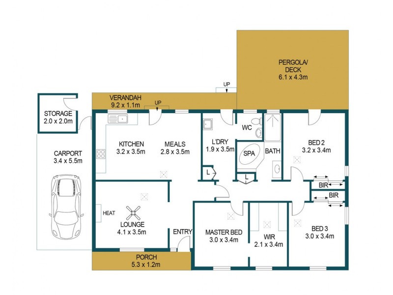 4 Carrama Crescent, Munno Para SA 5115 Floorplan