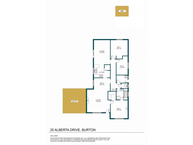 25 Alberta Drive, Burton SA 5110 Floorplan