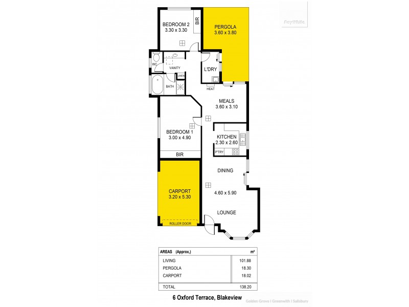 6 Oxford Terrace, Blakeview SA 5114 Floorplan