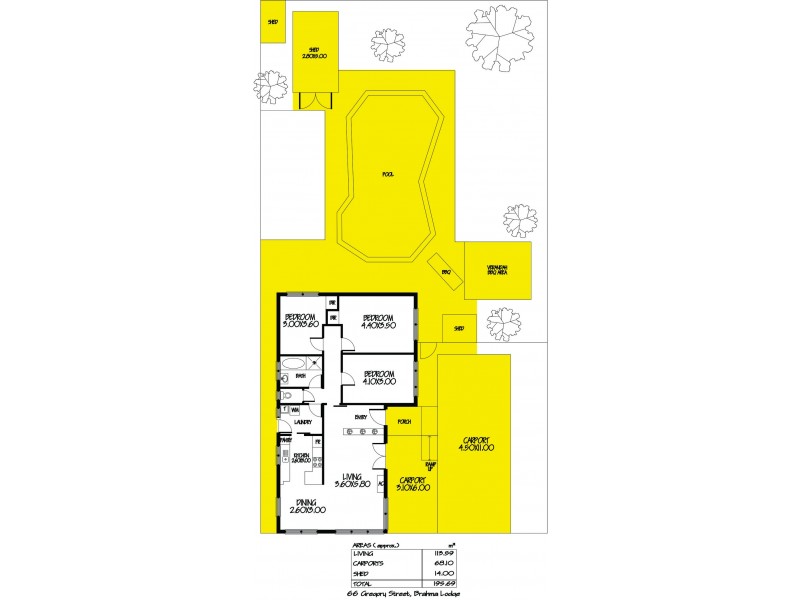 66 Gregory Street, Brahma Lodge SA 5109 Floorplan