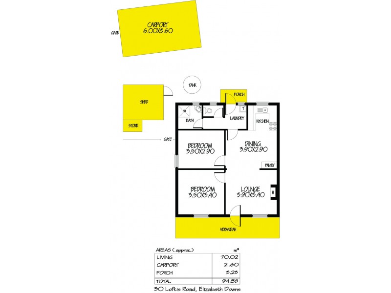 30 Loftis Road, Elizabeth Downs SA 5113 Floorplan