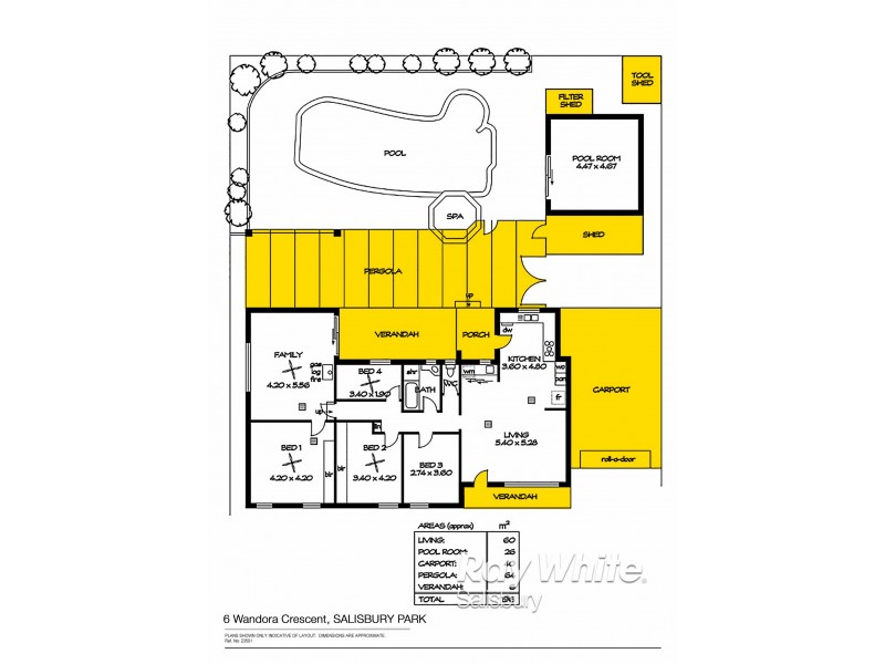 6 Wandora Crescent, Salisbury Park SA 5109 Floorplan