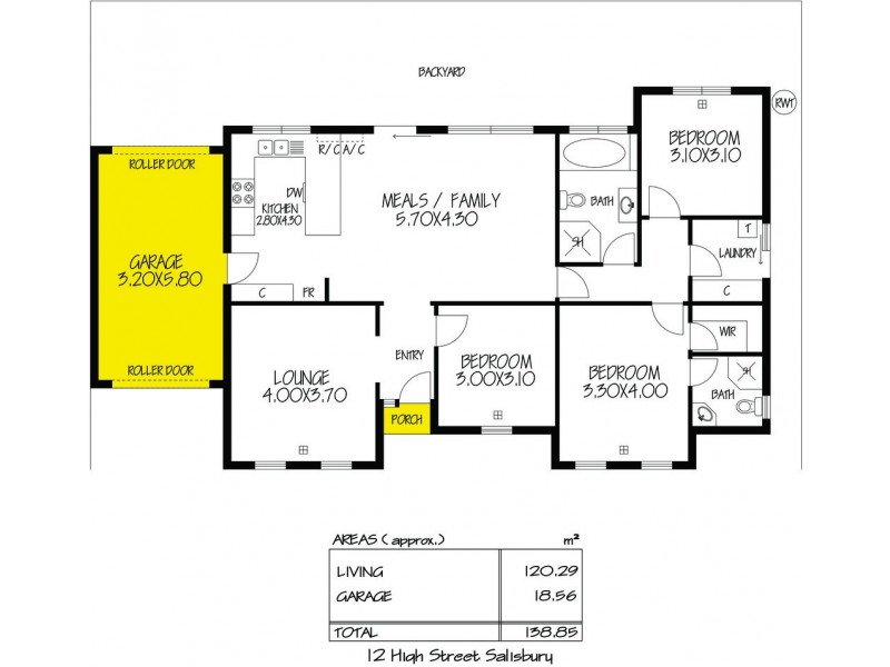 12 High Street, Salisbury SA 5108 Floorplan