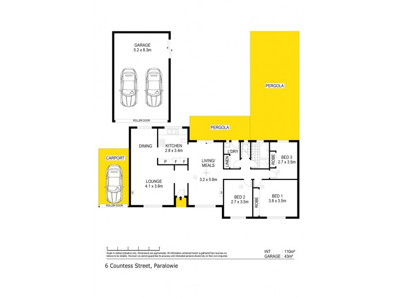 6 Countess Street, Paralowie SA 5108 Floorplan