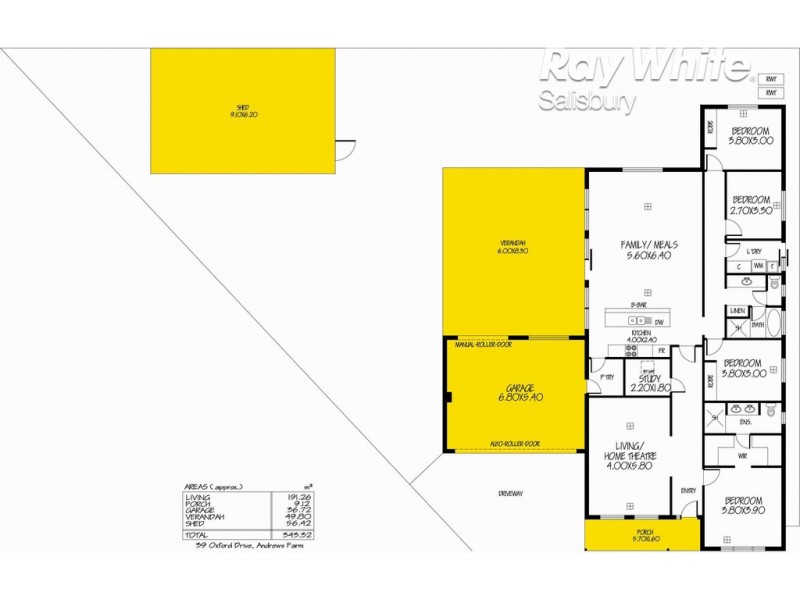 39 Oxford Drive, Andrews Farm SA 5114 Floorplan