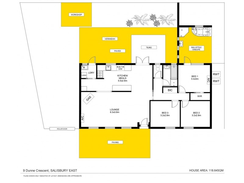 9 Dunne Crescent, Salisbury East SA 5109 Floorplan
