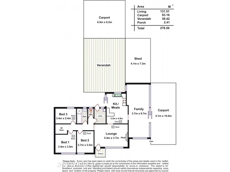 84 Anderson Walk, Smithfield Plains SA 5114 Floorplan