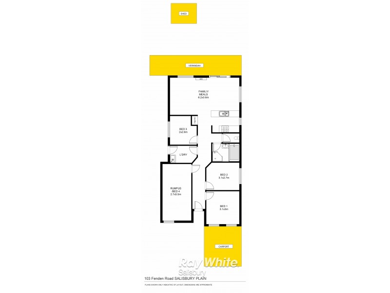 103 Fenden Road, Salisbury Plain SA 5109 Floorplan