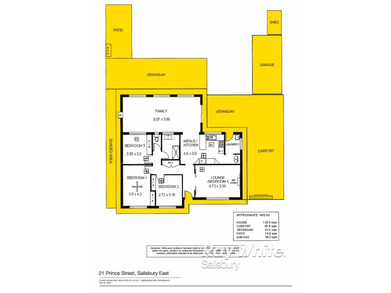 21 Prince Street, Salisbury East SA 5109 Floorplan