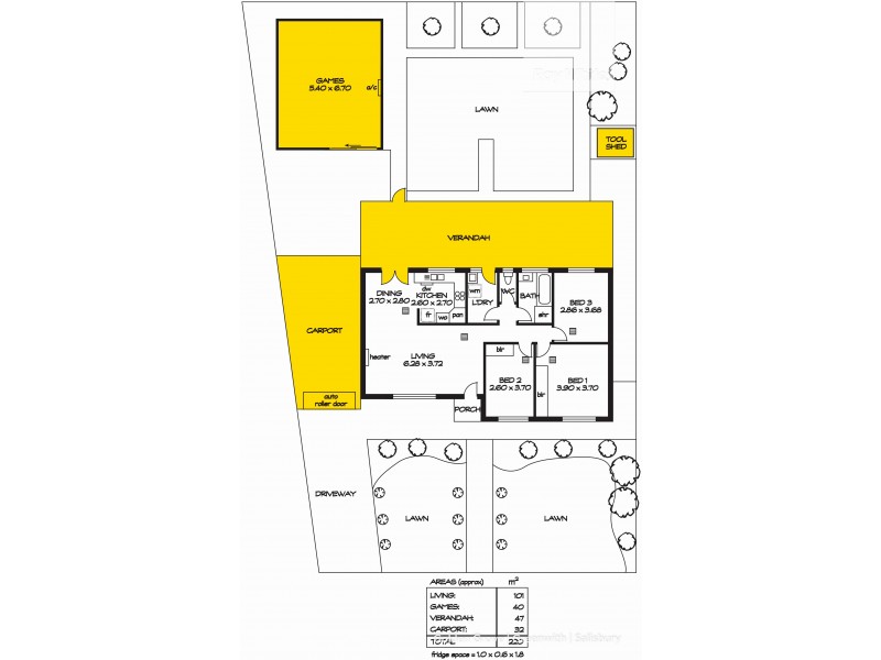6 Hall Crescent, Burton SA 5110 Floorplan
