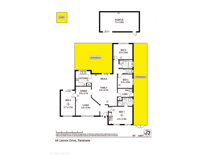 64 Lennox Drive, Paralowie SA 5108 Floorplan