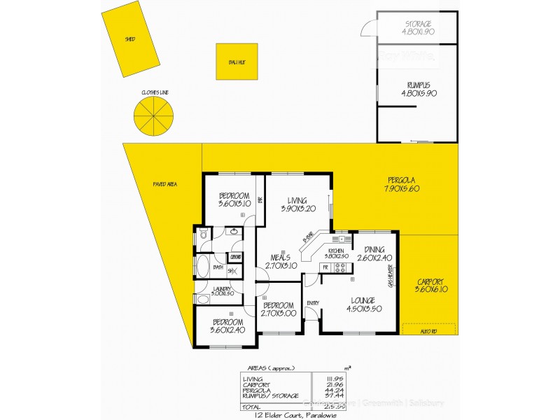 12 Elder Court, Paralowie SA 5108 Floorplan