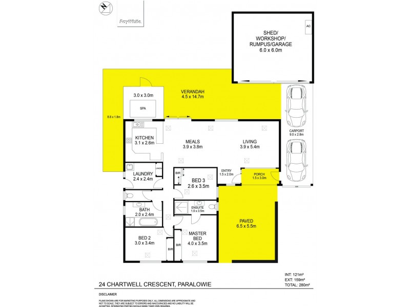 24 Chartwell Crescent, Paralowie SA 5108 Floorplan