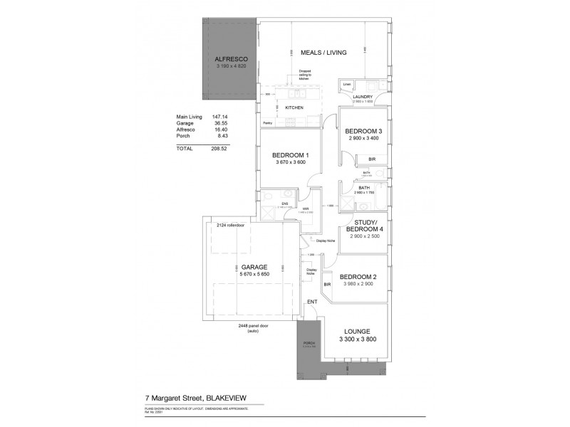 7 Margaret Street, Blakeview SA 5114 Floorplan