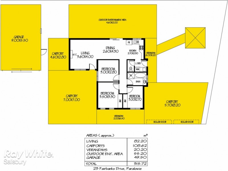 23 Fairbanks Drive, Paralowie SA 5108 Floorplan