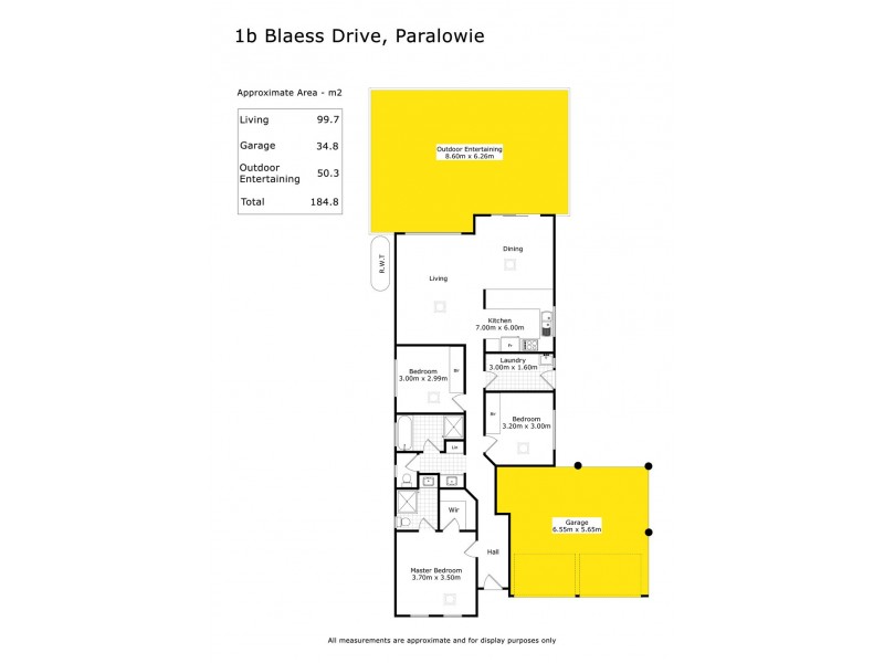 1B Blaess Drive, Paralowie SA 5108 Floorplan