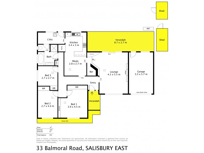 33 Balmoral Road, Salisbury East SA 5109 Floorplan