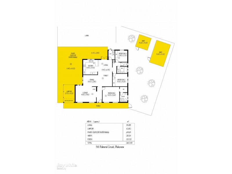 56 Balmoral Circuit, Blakeview SA 5114 Floorplan