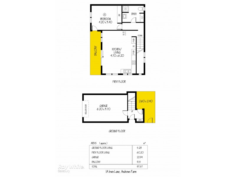 1A Irwin Lane, Andrews Farm SA 5114 Floorplan