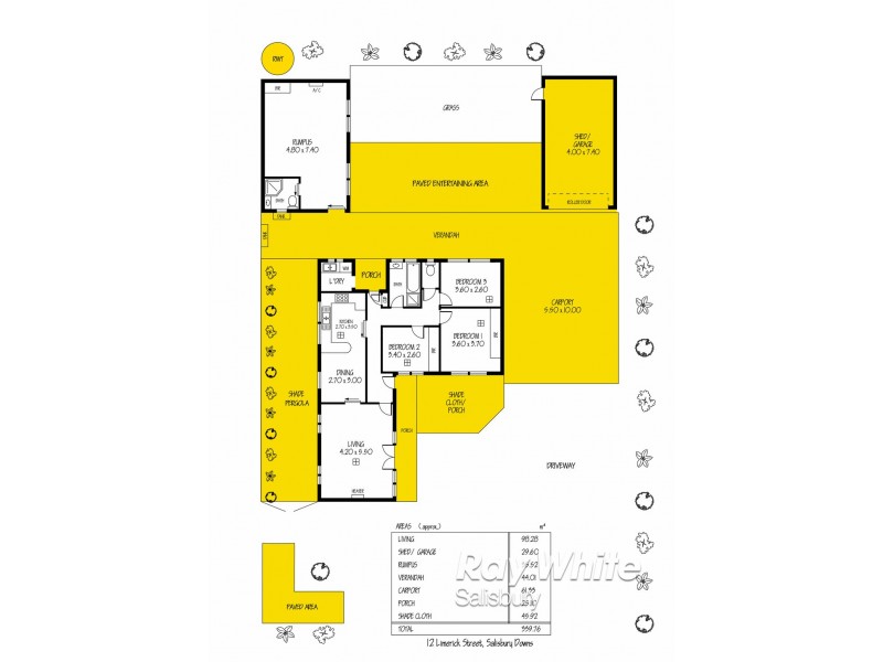 12 Limerick Street, Salisbury Downs SA 5108 Floorplan