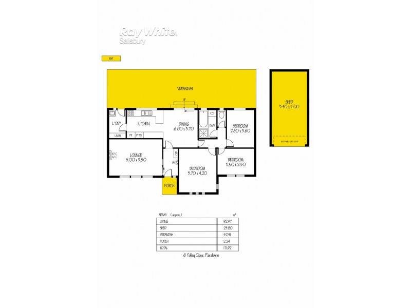 6 Tolley Close, Paralowie SA 5108 Floorplan