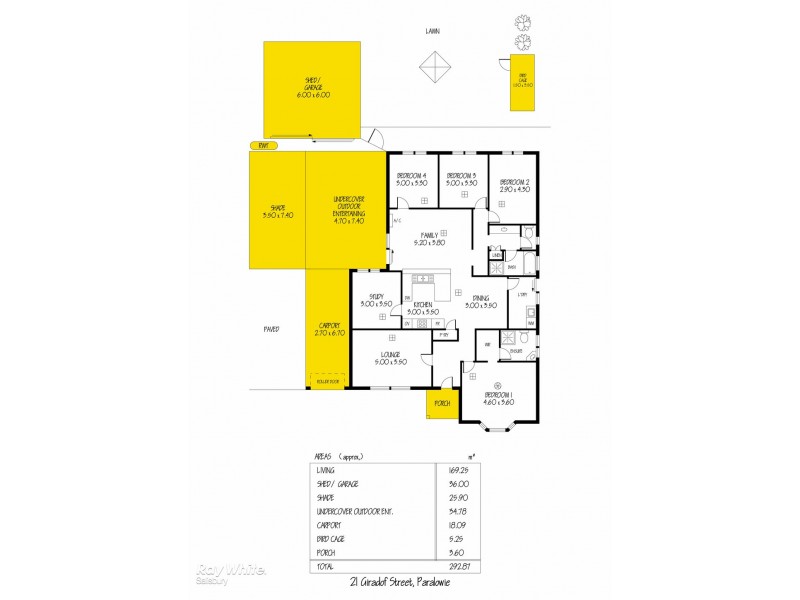 21 Giradof Street, Paralowie SA 5108 Floorplan