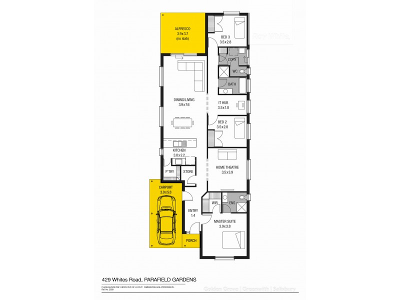 429 Whites Road, Parafield Gardens SA 5107 Floorplan