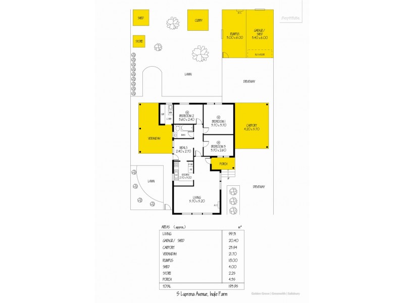 5 Luprena Avenue, Ingle Farm SA 5098 Floorplan