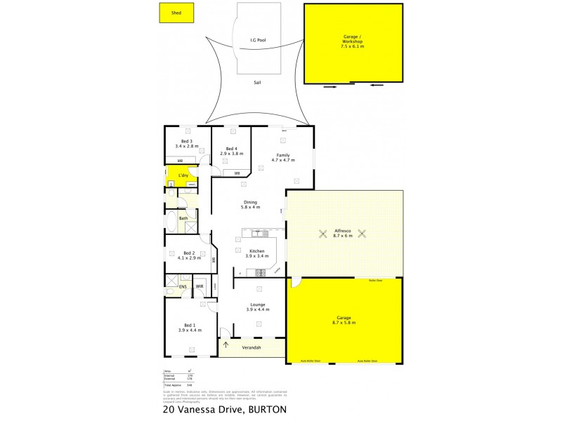 20 Vanessa Drive, Burton SA 5110 Floorplan