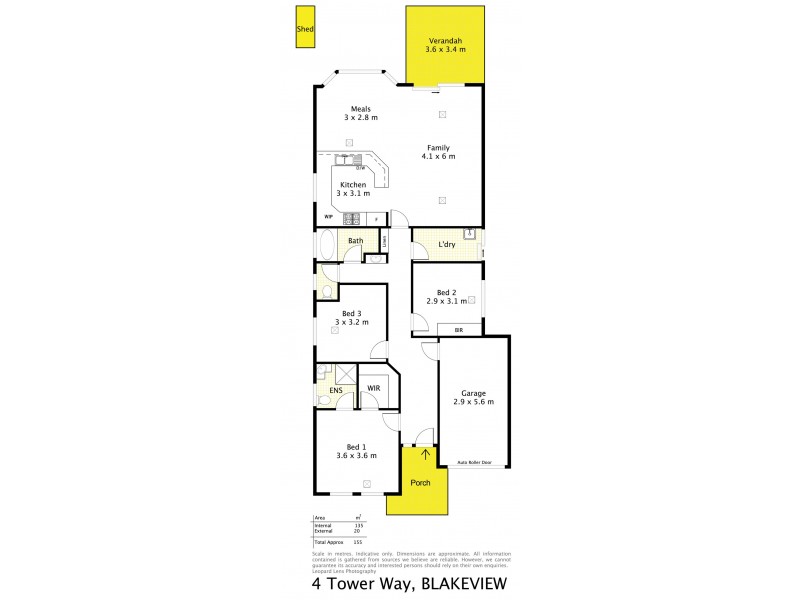 4 Tower Way, Blakeview SA 5114 Floorplan