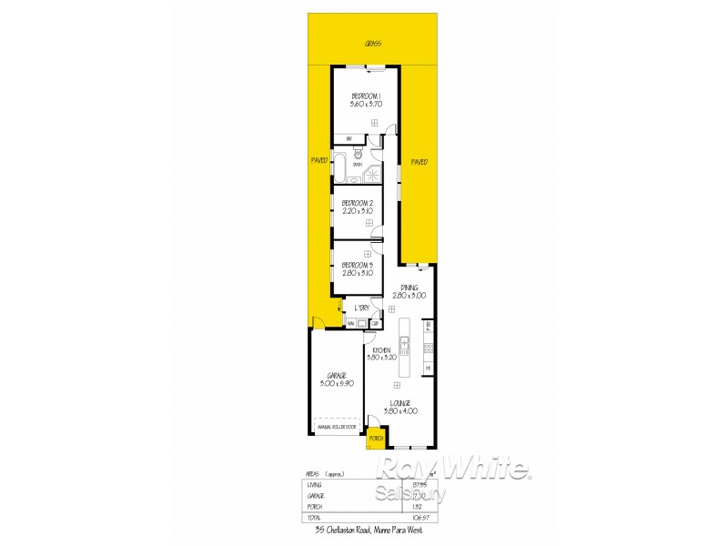 35 Chellaston Road, Munno Para West SA 5115 Floorplan