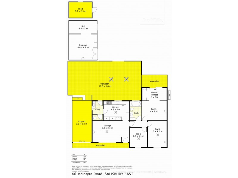 46 Mcintyre Road, Salisbury East SA 5109 Floorplan