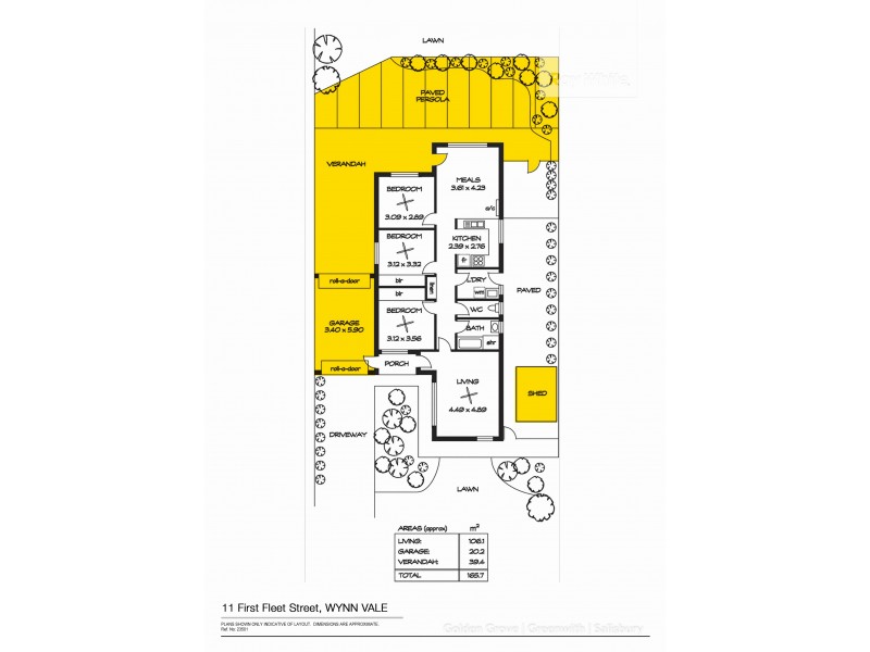 11 First Fleet Court, Wynn Vale SA 5127 Floorplan