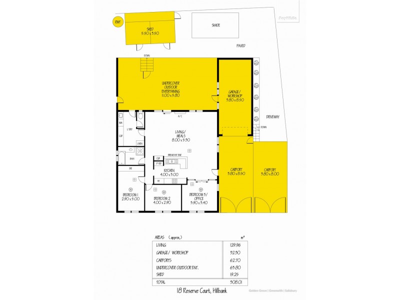 18 Reserve Court, Hillbank SA 5112 Floorplan