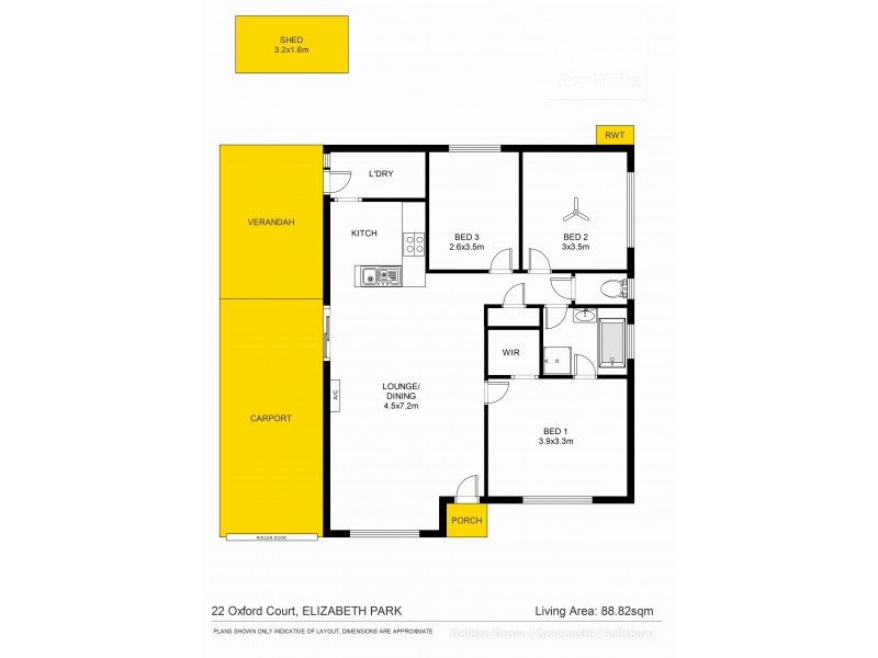 22 Oxford Court, Elizabeth Park SA 5113 Floorplan