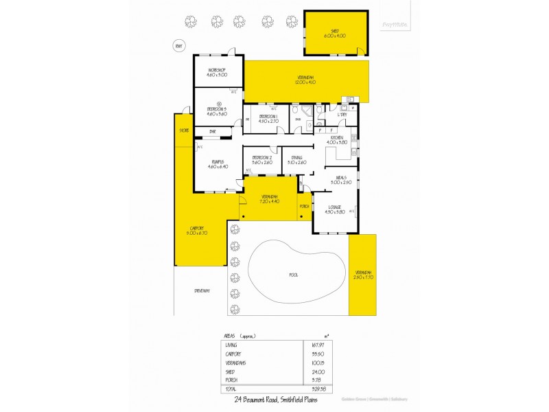 24 Beaumont Road, Smithfield Plains SA 5114 Floorplan