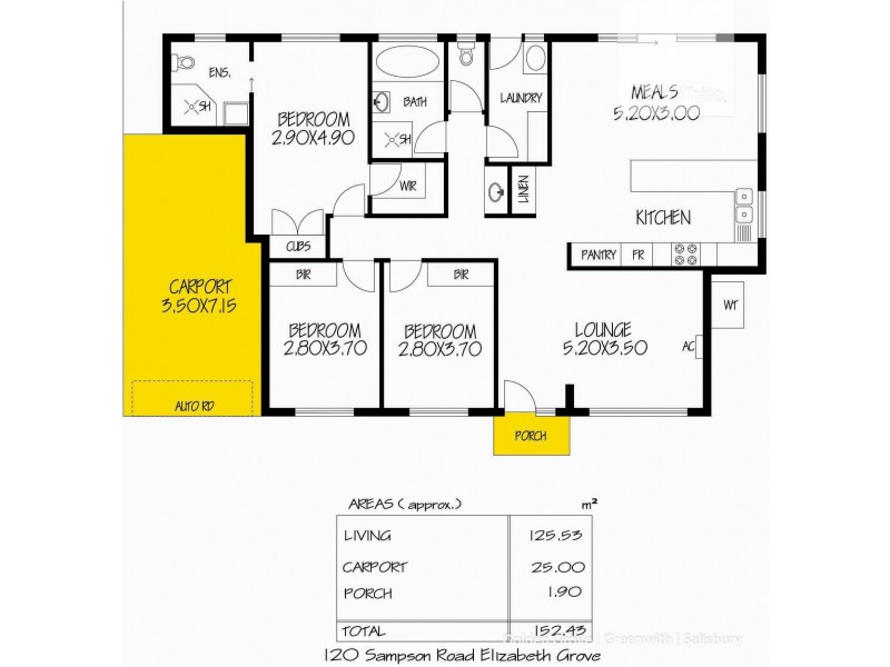 120 Sampson Road, Elizabeth Grove SA 5112 Floorplan