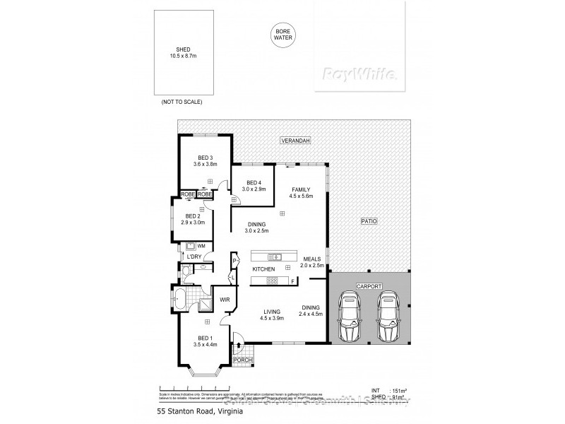 55 Stanton Road, Virginia SA 5120 Floorplan